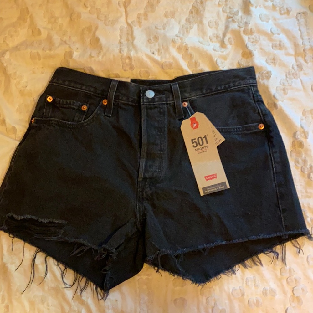 Levi’s 501 high rise shorts!